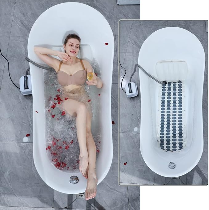 🛁 Spa-Level Relaxation at Home – Bath Bubble Massage Mat with Machine