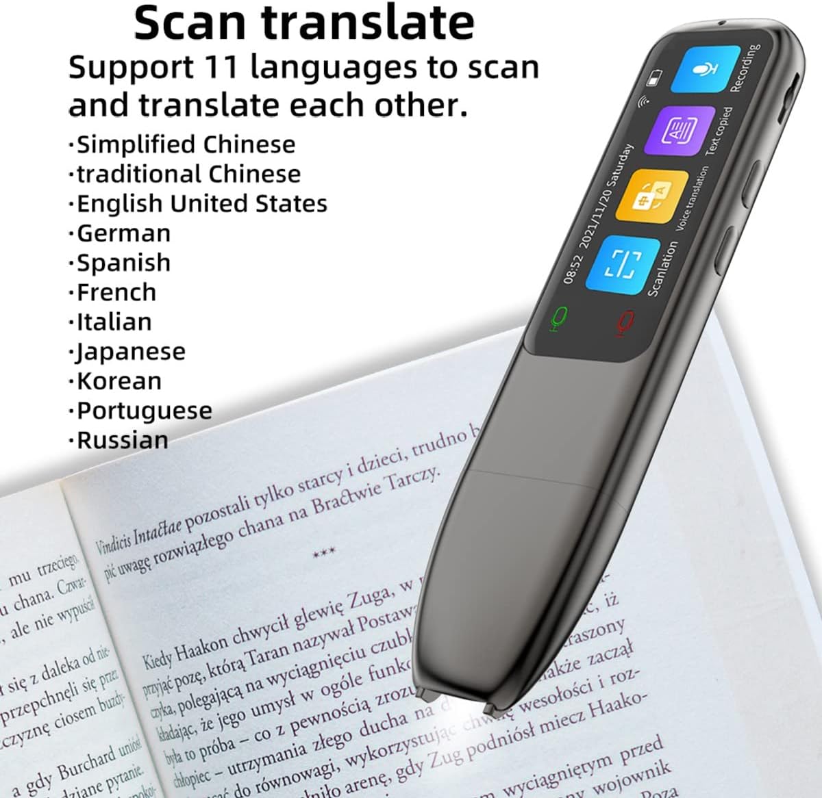 📚 The Smart Talking Pen – Instantly Translates & Teaches English! 🎤✨