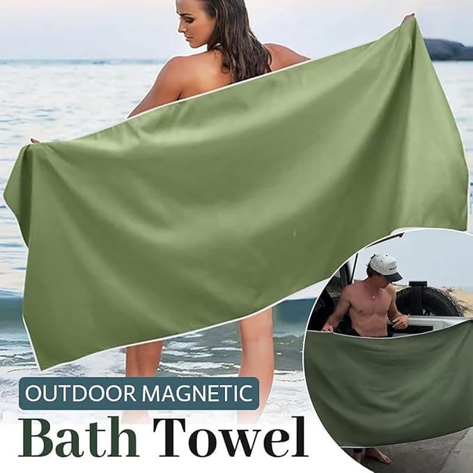 🧲 MagnaTowel™ – Official Magnetic Outdoor Bath Towel