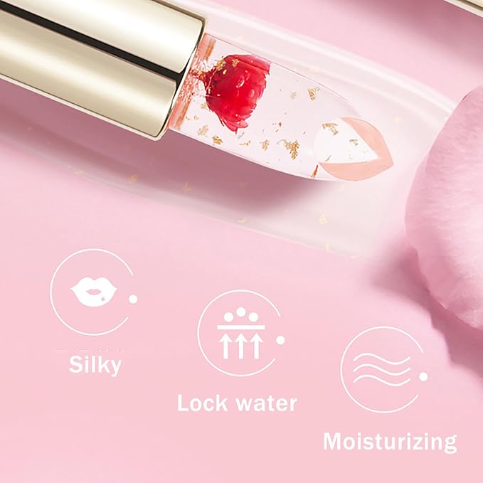 BloomGloss™ Crystal Flower Lipstick