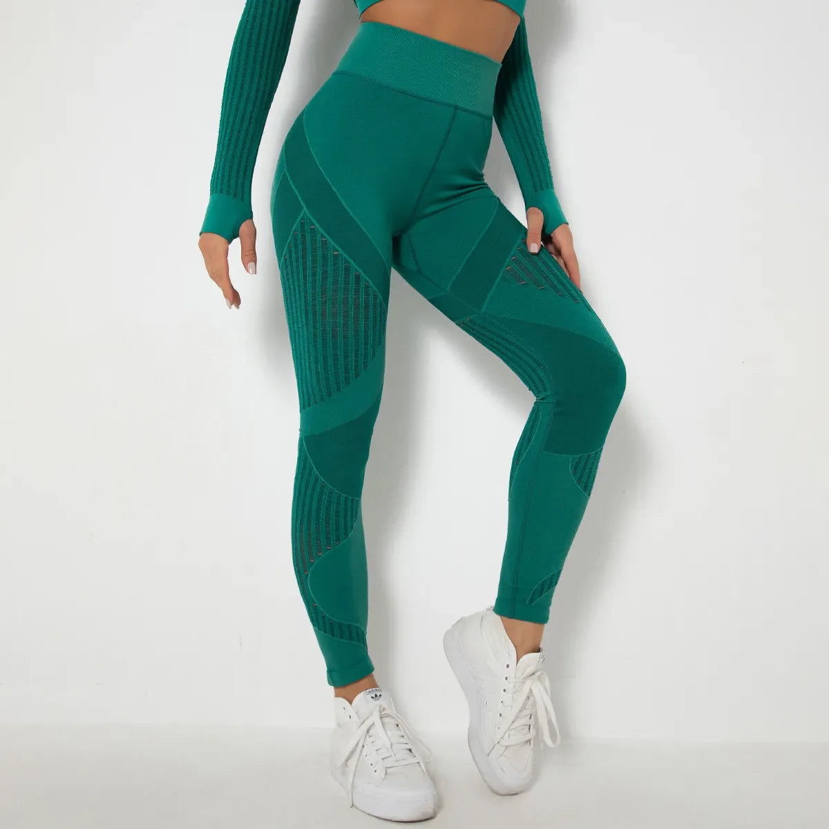 FlexFit™ Seamless Yoga Leggings – High-Waist Hip-Lifting Fitness Pants