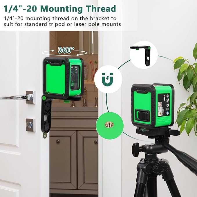 🔥 Precision Alignment Made Easy – Mini Infrared Laser Level! 🔥