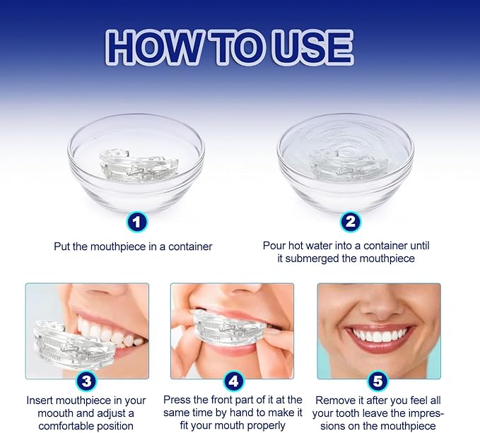 😴 Adjustable Anti-Snoring & Teeth Grinding Mouthguard – Sleep Better, Wake Refreshed! 😴