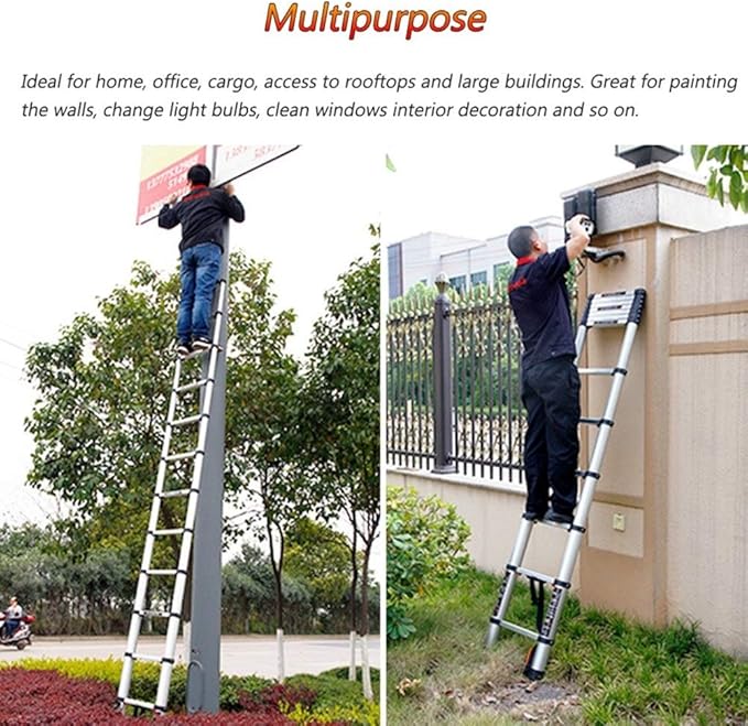 🔥 The Ultimate Telescopic Ladder – Safe, Strong & Space-Saving! 🔥