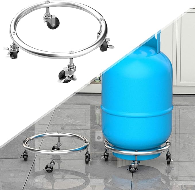 🔥 Movable Gas Cylinder Base – Effortless Storage & Mobility! 🔥