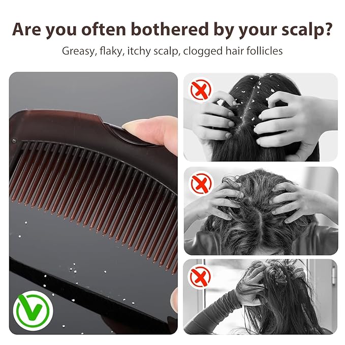 🚀 Energy Comb – The Ultimate Scalp Detox & Hair Refresh 🚀(4pcs)