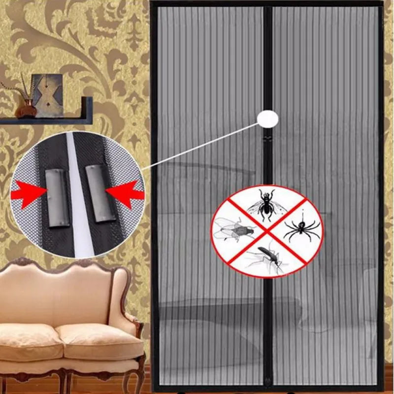 🚪 Say Goodbye to Mosquitoes with Our Automatic Closing Magnetic Door Curtain! 🦟❌
