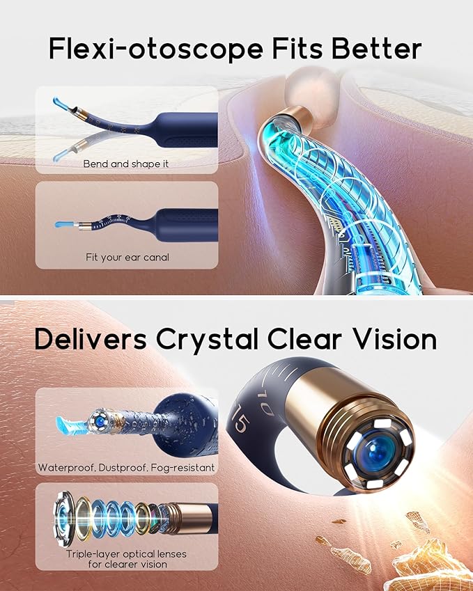 🦻 Smart Wireless HD Ear Cleaning Endoscope – The Most Advanced & Painless Ear Wax Removal Tool! 🦻