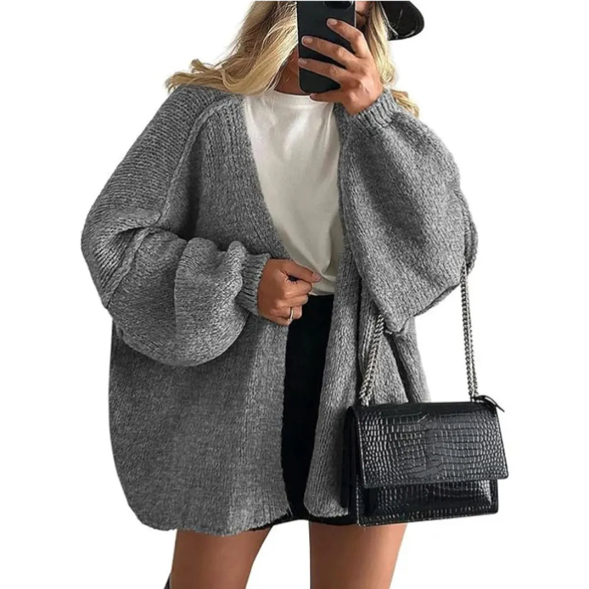 KnitEase™ Women’s Casual Knit Sweater Coat