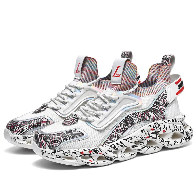 🚀 3D-PRINTED OUTSOLE ULTRA-LIGHT HEIGHTENED SNEAKERS – Elevate Your Style Instantly!