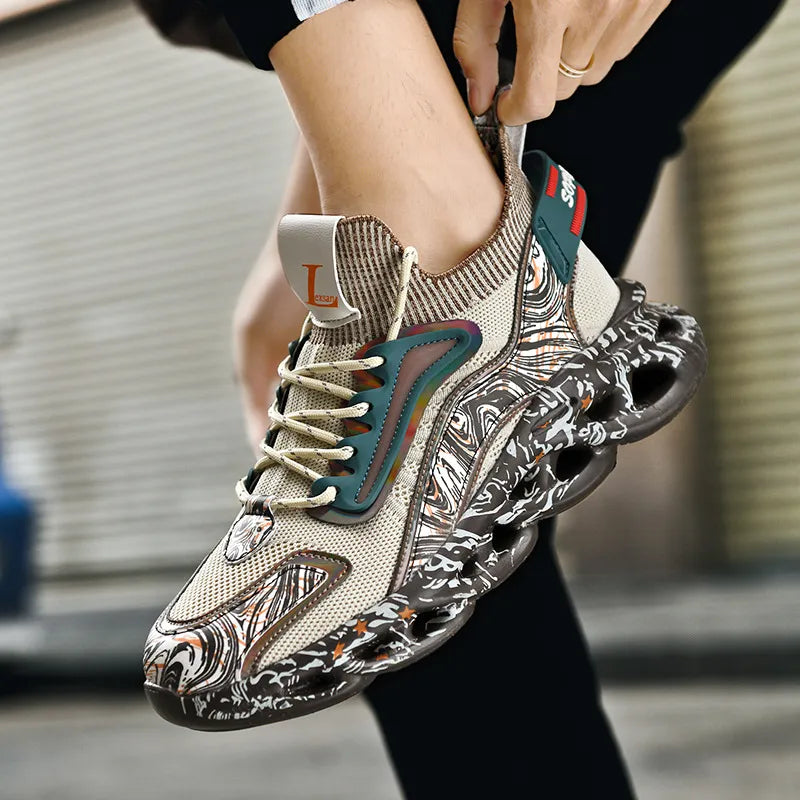 🚀 3D-PRINTED OUTSOLE ULTRA-LIGHT HEIGHTENED SNEAKERS – Elevate Your Style Instantly!