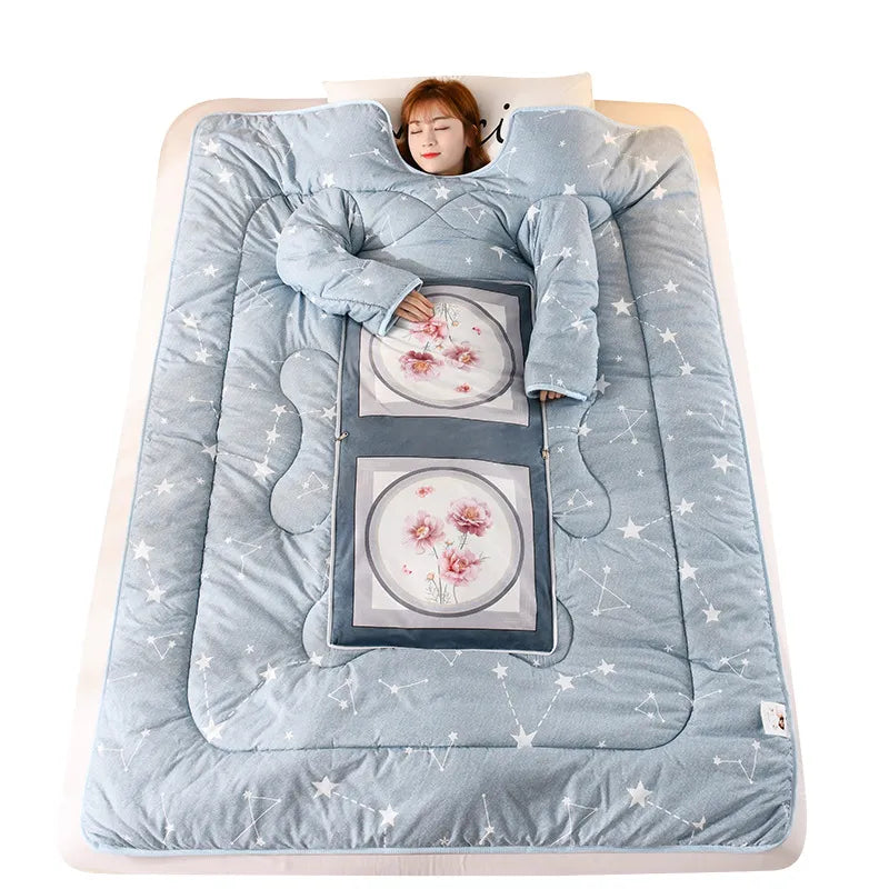 🔥 Thickened Sleeping Bag Quilt – Ultimate Winter Comfort! 🔥