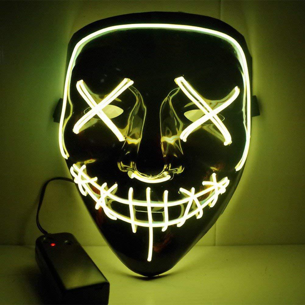 GlowGrimace | Light Up Any Party with a Stunning LED Mask