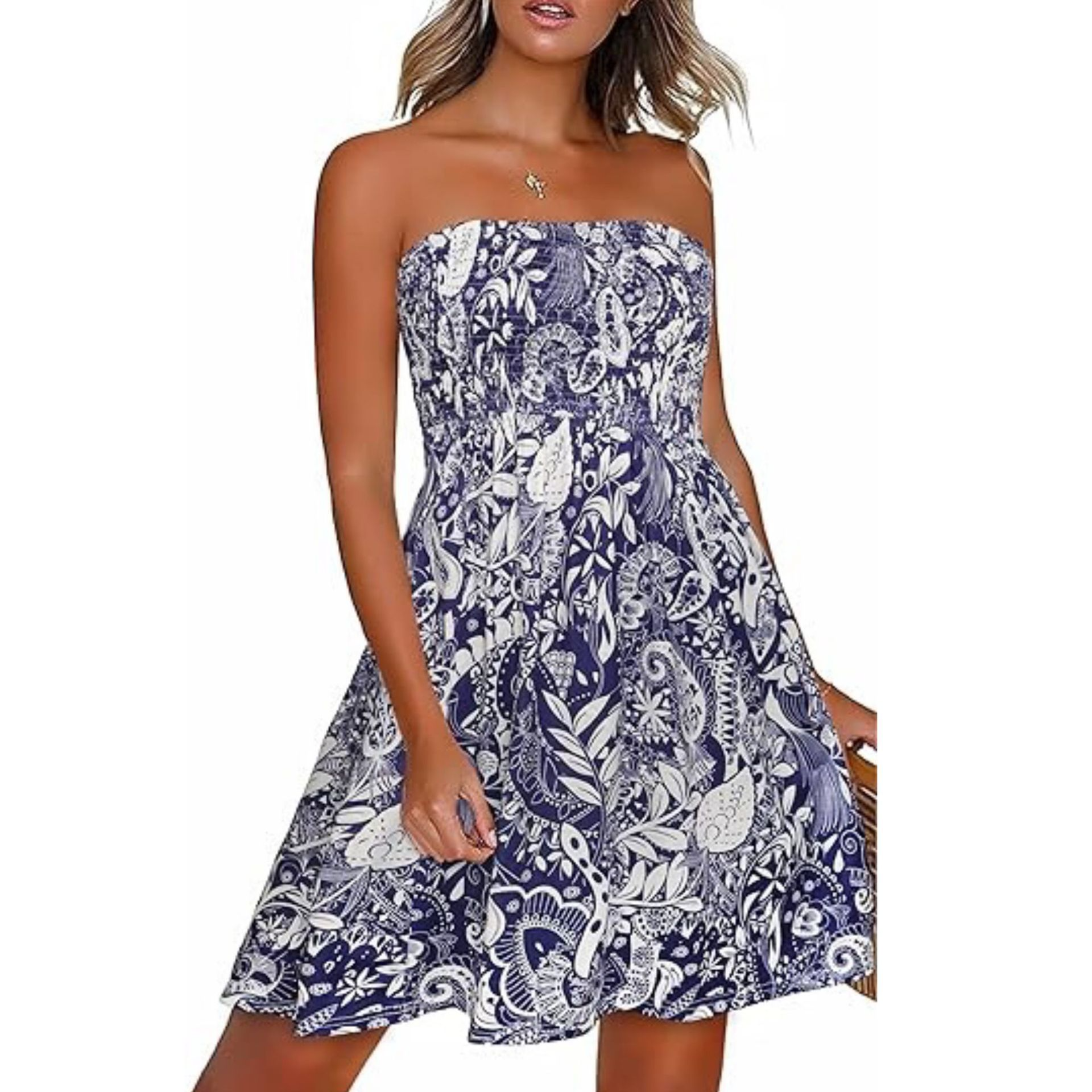 👗 SunMuse™ Backless Floral Summer Dress