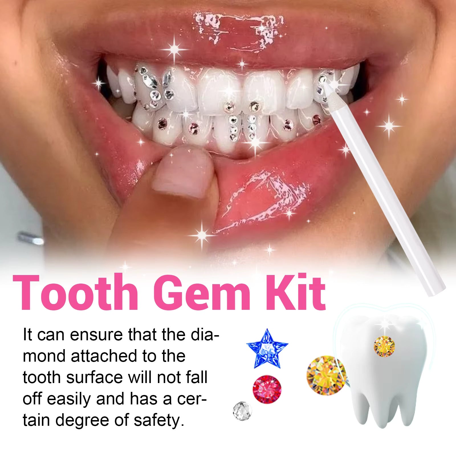 💎 THE ULTIMATE TOOTH GEM KIT – ADD SPARKLE TO YOUR SMILE! 💎