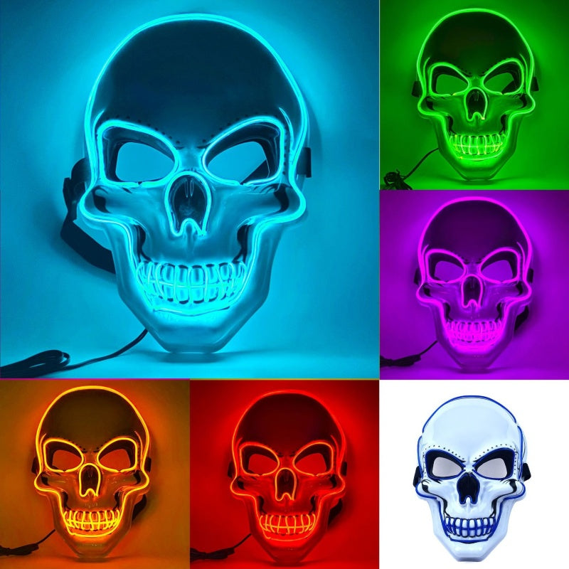 SkullGlow™ LED Luminous Halloween Party Mask