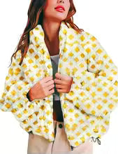 ChaleurÉlégante™ Women’s Plaid Zip-Up Winter Fleece Jacket