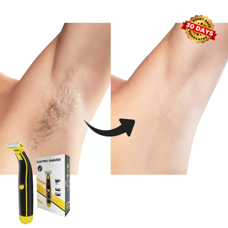 ShavePro™ USB Rechargeable Wet & Dry Electric Shaver with 4 Limit Combs