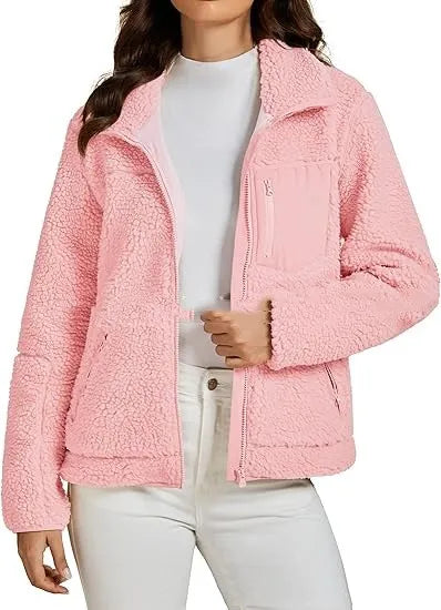 FleeceEase™ Autumn & Winter Lapel Button Loose Fleece Shirt