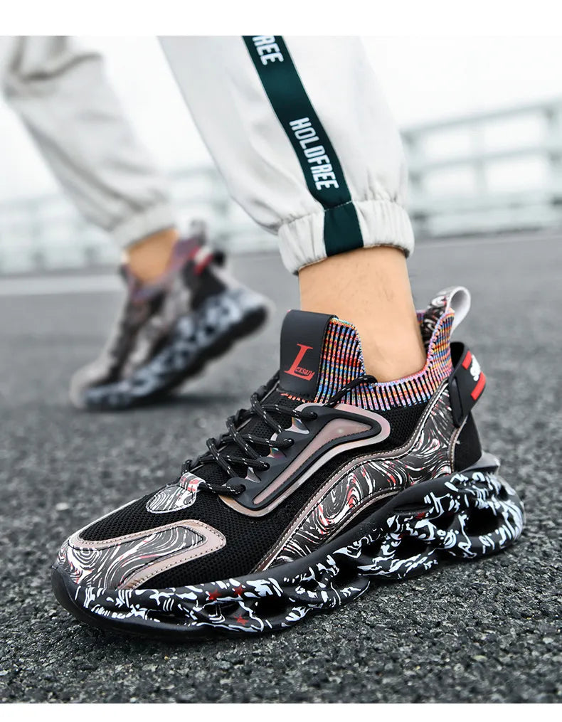 🚀 3D-PRINTED OUTSOLE ULTRA-LIGHT HEIGHTENED SNEAKERS – Elevate Your Style Instantly!