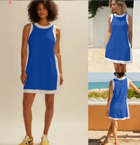 ChillFit™ ColorBlock Set Sleeveless Top + Shorts Matching Outfit