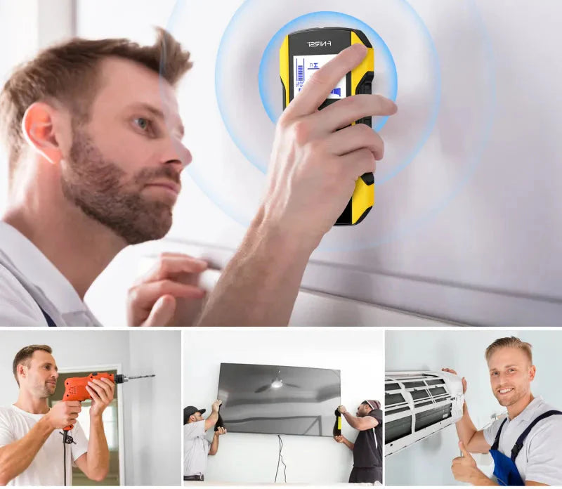 🔥 Find Hidden Wires, Pipes & Studs Instantly with the WD-01 Wall Detector! 🔥
