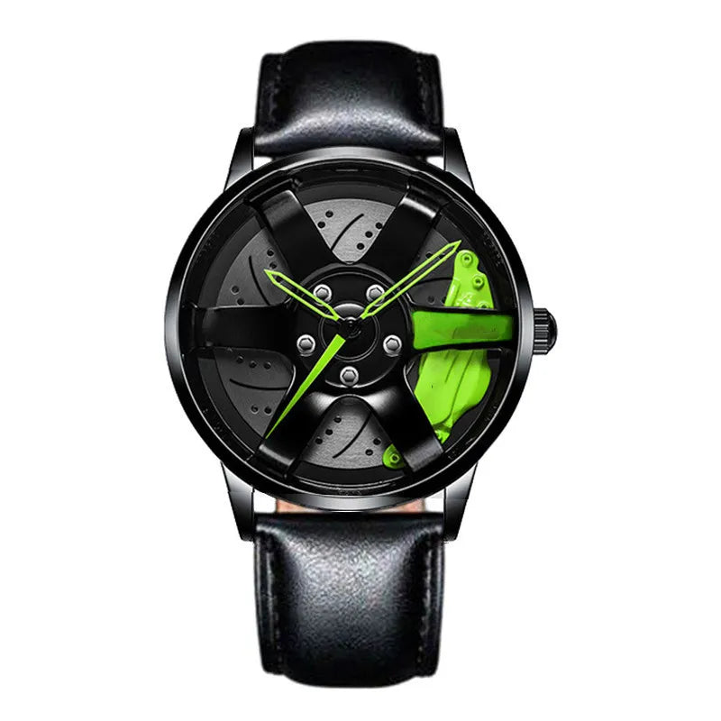 ⏰ MEN'S 3D CAR WHEEL SPORTS WATCH – THE ULTIMATE FUSION OF STYLE & PERFORMANCE! ⏰