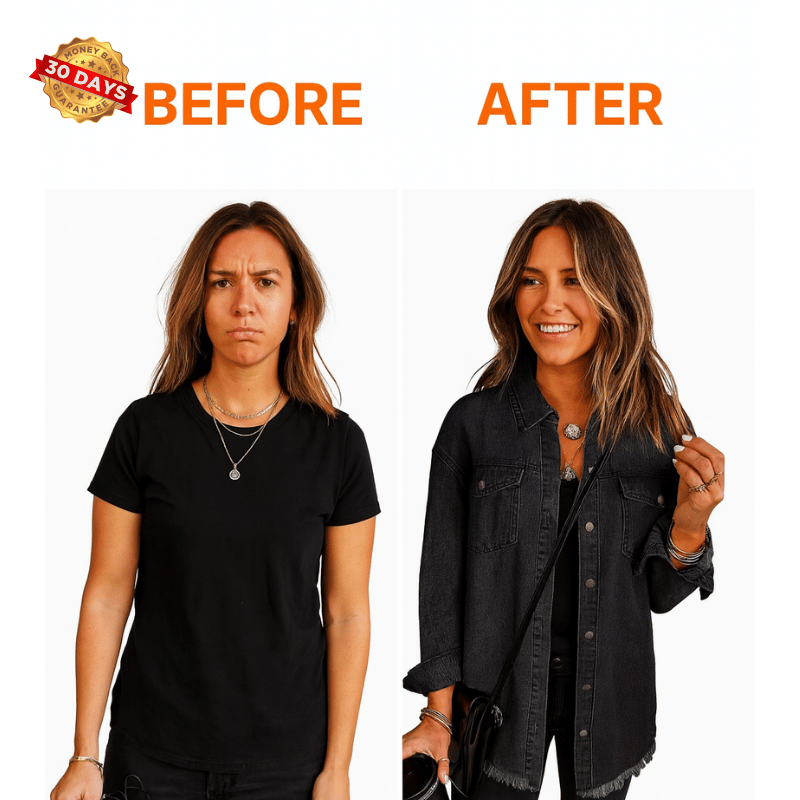DenimEdge™ Washed Street Style Shirt – Frayed Hem Women’s Coat