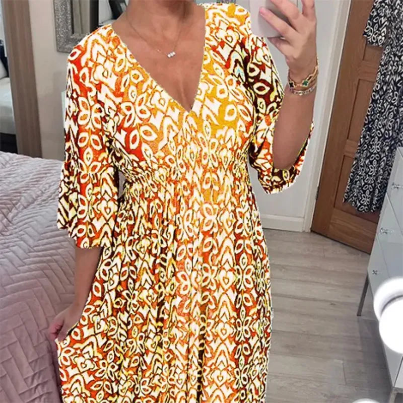 👗 FlowMuse™ Effortless Loose-Fit Dress