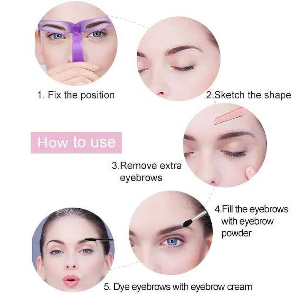 🎯 BrowShapePro™ Official Stereo Eyebrow Stencil