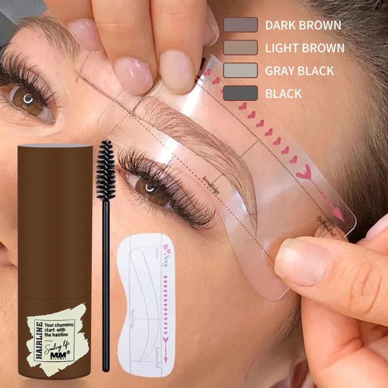 🔥 One Step Eyebrow Stamp Shaping Kit – Perfect Brows in Seconds! 🔥