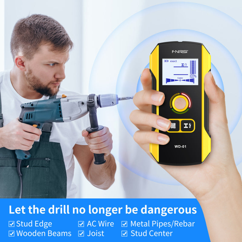 🔥 Find Hidden Wires, Pipes & Studs Instantly with the WD-01 Wall Detector! 🔥