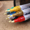 TireInk™ CustomGlow Paint Pen Set (12 Colors) Permanent Tire Lettering & Styling Kit