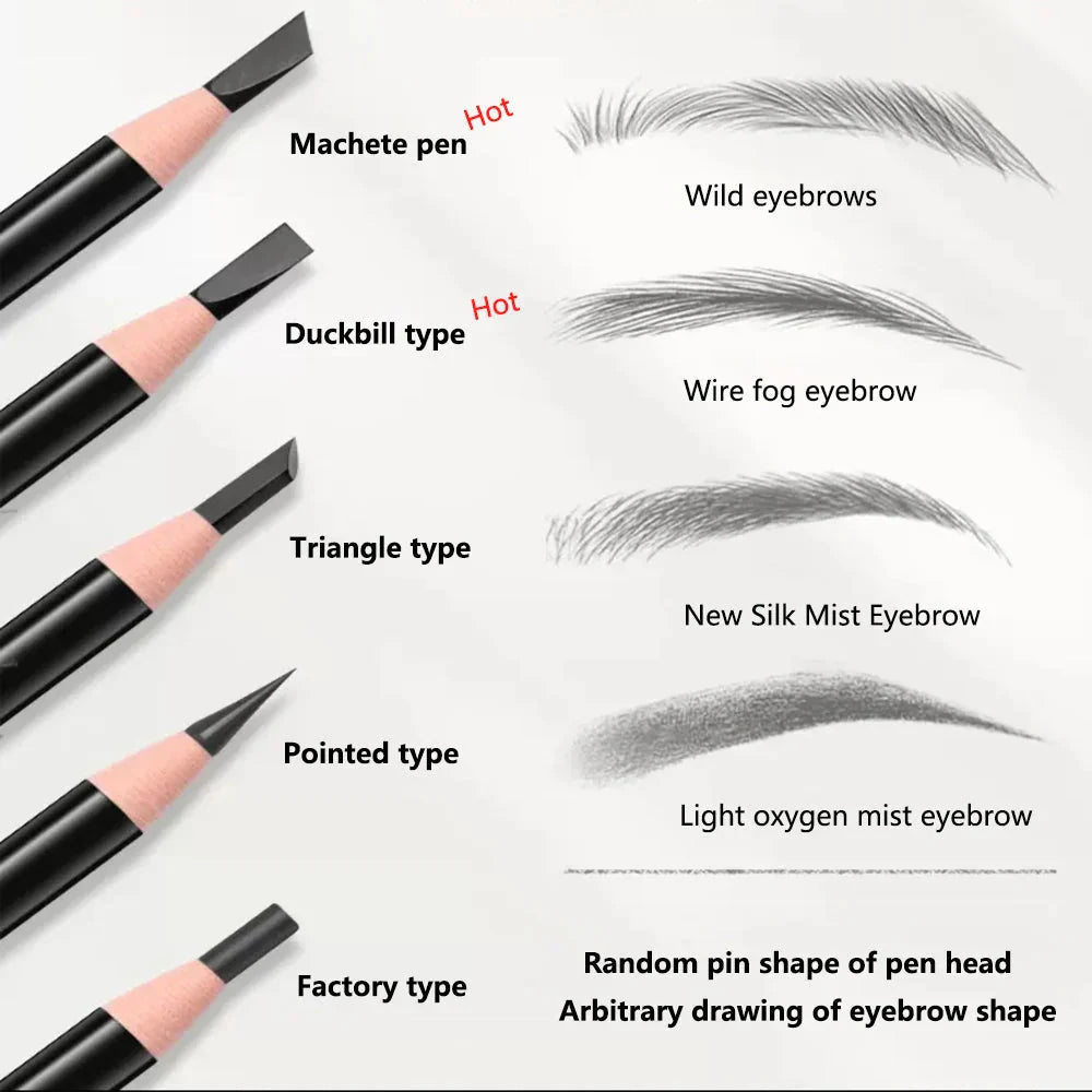 ✨ Brown Microblading Eyebrow Pencil – Waterproof, Smudge-Proof, & Long-Lasting! ✨