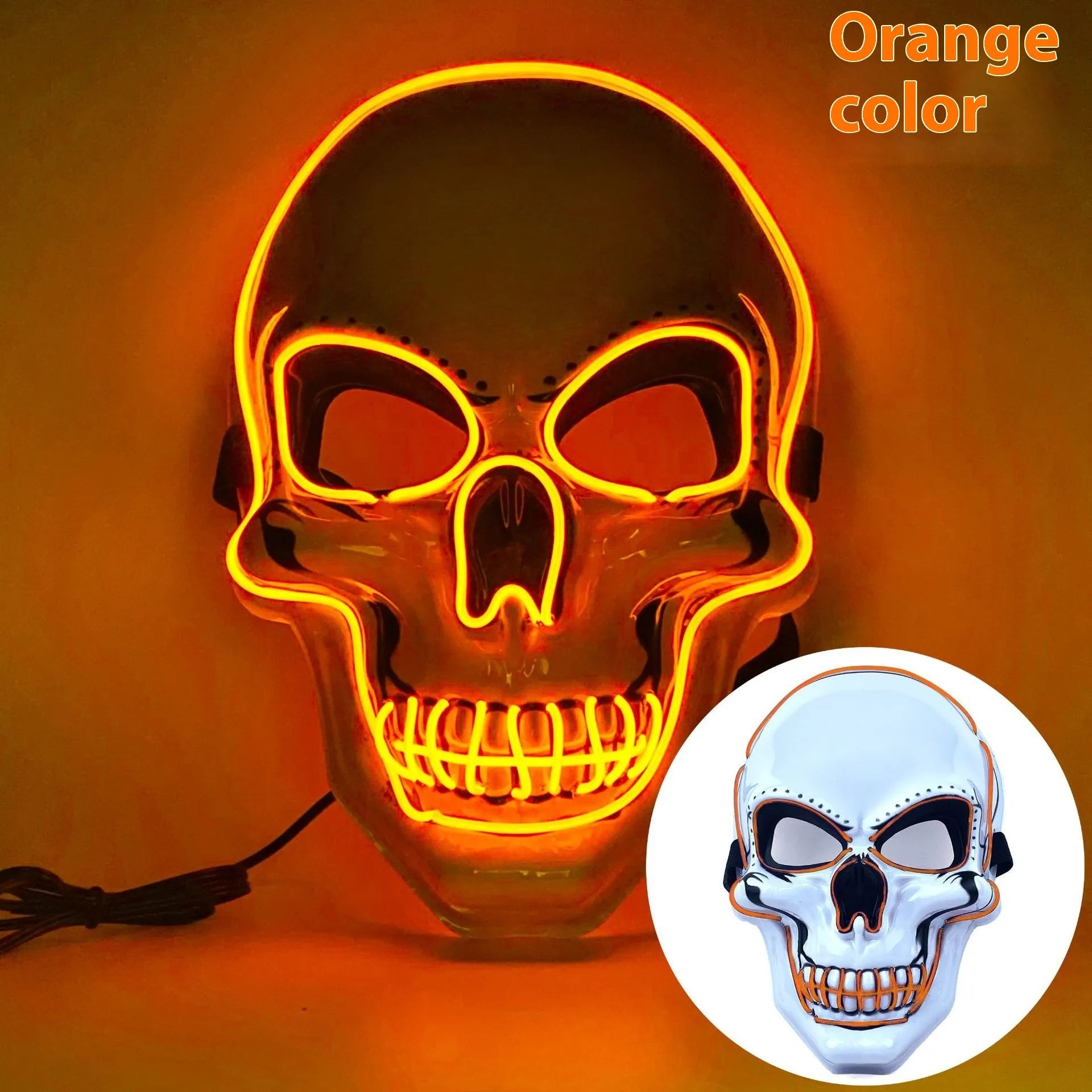 SkullGlow™ LED Luminous Halloween Party Mask