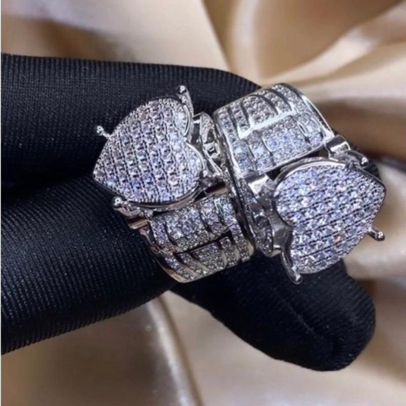 💎 Vintage Full-Diamond Zircon Ring – Timeless Luxury, Unmatched Shine 💎