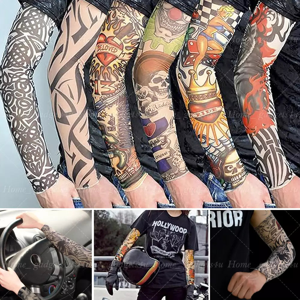 🔥 6PC Tattoo Arm Sleeves Kit – Instant Ink, Zero Commitment! 🔥