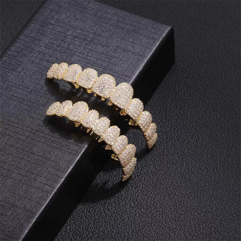 VitalStyle™ Diamond Iced Grills – Top & Bottom Set