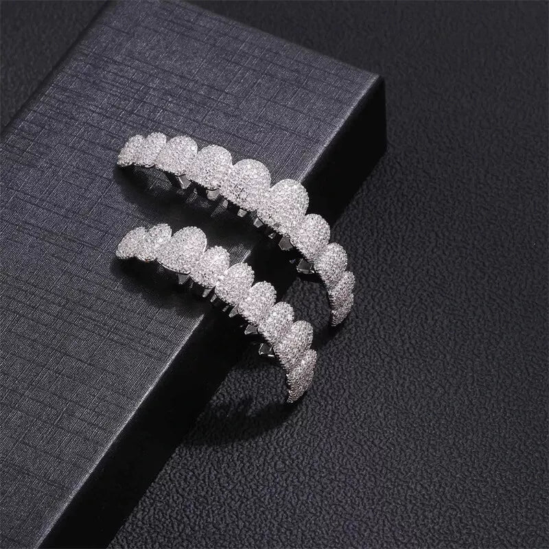 VitalStyle™ Diamond Iced Grills – Top & Bottom Set