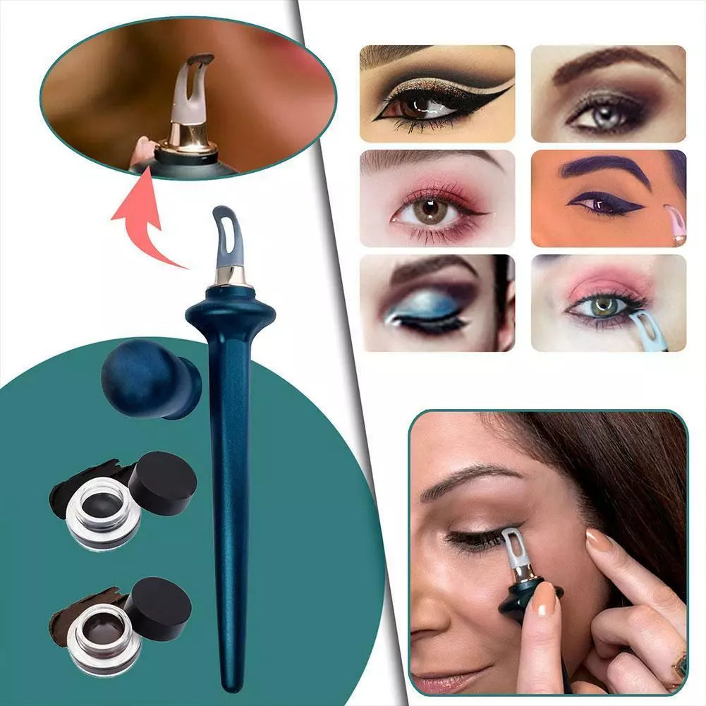 Silicone Eyeliner Painting Tool + Creamy Eyeliner
